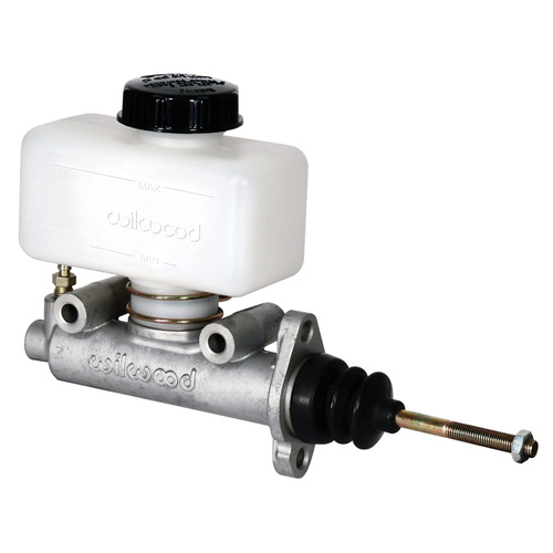 Wilwood Master Cylinder, Combination Remote, 13/16 in. Bore, Single Outlet, Alum/ Plastic, Bare, Remote, 9.87 in. Length, Kit