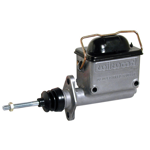 Wilwood Master Cylinder, High Volume, 7/8 in. Bore, Single Outlet, Aluminum / Steel, Bare, 9.15 in. Length, Kit