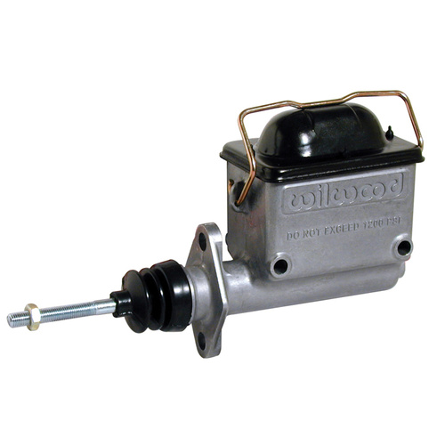 Wilwood Master Cylinder, High Volume, 1.00 in. Bore, Single Outlet, Aluminum / Steel, Bare, 9.15 in. Length, Kit