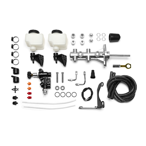 Wilwood KIT,M/C,REMOTE TANDEM,7/8,MUSTANG W/P-VALVE,BALL BURNISH
