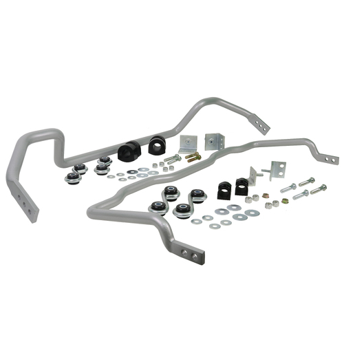 Whiteline Sway Bar, Front and Rear, Solid, Steel, 27mm Front, 22mm Rear, BMW, E36, Kit