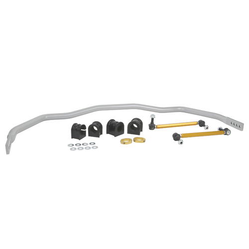 Whiteline Sway Bar, Front, Solid, Steel, Ford Mustang, 33mm, 4-Point Adj., Kit