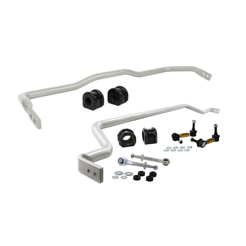 Whiteline Sway Bar, Front and Rear, Solid, Steel, 30mm Front and 22mm Rear, Ford Fairlane/Fairmont/Falcon/LTD, FPV, Kit