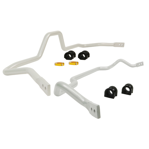 Whiteline Sway Bar, Front and Rear, Solid, Steel, Honda, 24 mm, Kit
