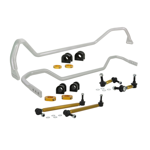Whiteline Sway Bar, Front and Rear, Solid, Steel, Holden, HSV,, 26 mm Front and 22mm Rear, Kit Contains BHF62Z, BHR82XZ, KLC176 and KLC144
