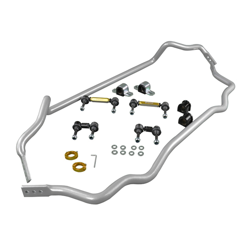 Whiteline Sway Bar, Front and Rear, Solid, Steel, 27mm, Mitsubishi, Kit Contains BMF55Z, BMR84Z, KLC139, KLC174 