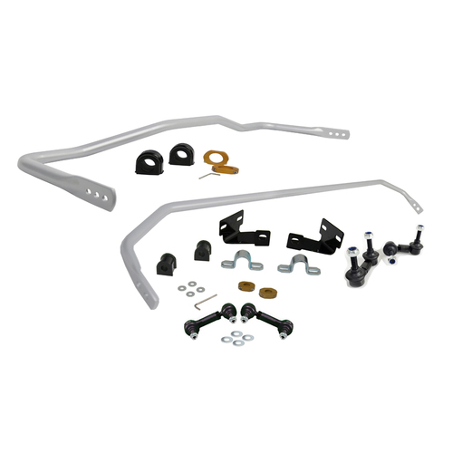 Whiteline Sway Bar, Front and Rear, Steel, 28.6mm Front and 16mm Rear, Abarth, Mazda, Kit Contains BMF65Z, BMR94Z, KLC205, KLC139 