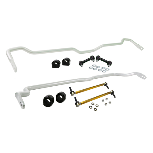 Whiteline Sway Bar, Front and Rear, Steel, 27mm Front and 24mm Rear, Infiniti, Mercedes-Benz, Kit Contains BMF67Z, BMR96Z, KLC180-335, KLC218