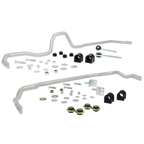 Whiteline Sway Bar, Front and Rear, Solid, Steel, 27mm x 22mm, 180SX, Silvia, For Nissan, Kit