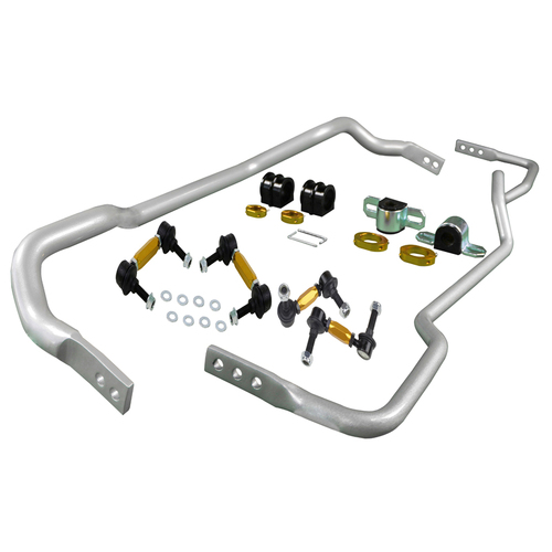 Whiteline Sway Bar, Front and Rear, Solid, Steel, 33mm x 20mm, 350Z, Skyline, Stagea, For Nissan, Infiniti, Kit