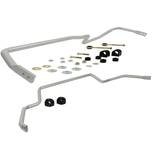 Whiteline Sway Bar, Front and Rear, Solid, Steel, 24mm x 24mm, Skyline, For Nissan, Kit