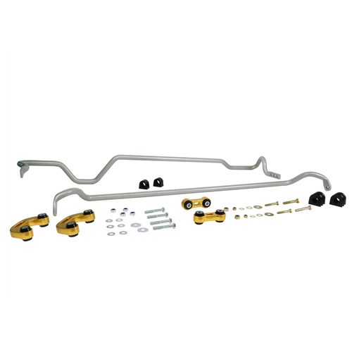 Whiteline Front/Rear Sway Bar, Solid, Steel, 22mm x 22mm, Forester, Subaru, Kit