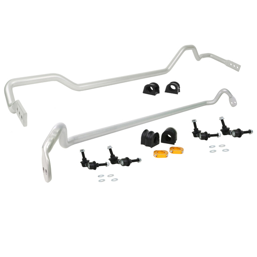 Whiteline Front/Rear Sway Bar, Solid, Steel, 22mm x 22mm, Impreza, Subaru, Kit