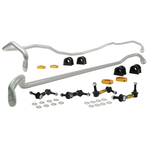 Whiteline Front/Rear Sway Bar, Solid, Steel, 22mm x 20mm, Liberty, Outback, Subaru, Kit
