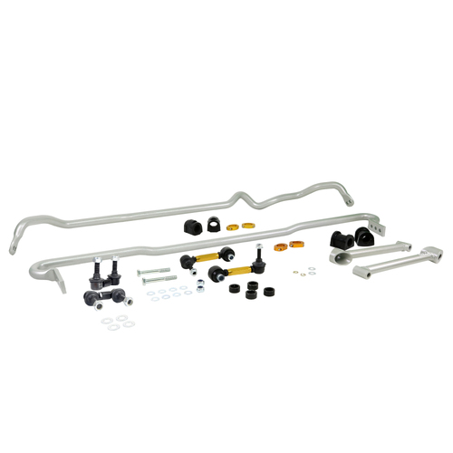 Whiteline Front/Rear Sway Bar, Solid, Steel, 26mm x 22mm, Forester, Subaru, Kit