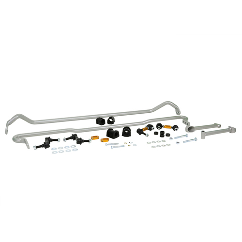 Whiteline Front/Rear Sway Bar, Solid, Steel, 26mm x 22mm, Impreza, Subaru, Kit