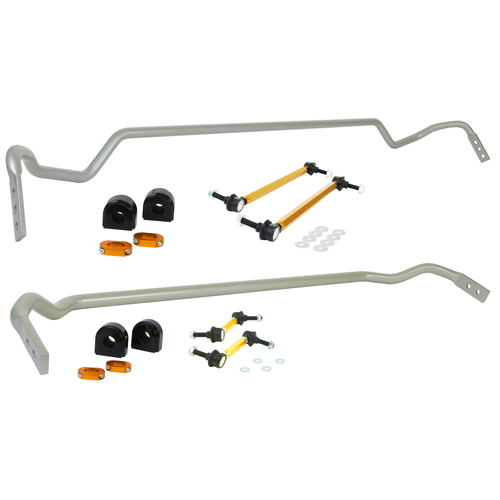 Whiteline Front/Rear Sway Bar, Solid, Steel, 24mm x 18mm, Z4, BMW, Supra, Toyota, Kit