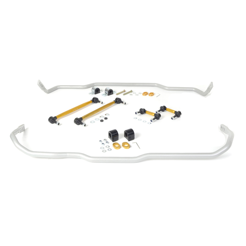 Whiteline Front/Rear Sway Bar, Solid, Steel, 24mm x 24mm, Audi, Skoda, Volkswagen, Kit