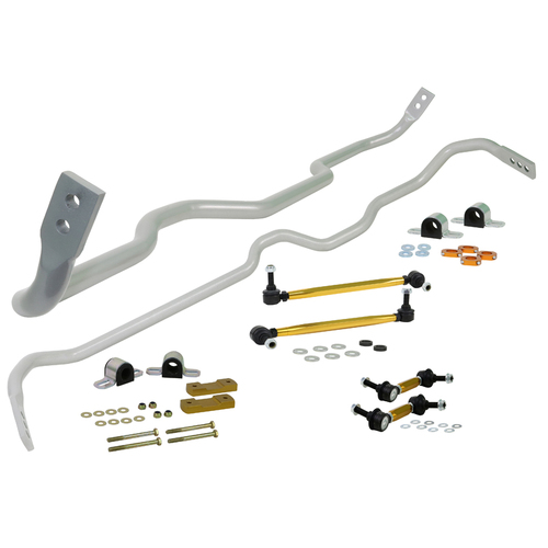 Whiteline Front/Rear Sway Bar, Solid, Steel, 24mm x 24mm, Audi, Skoda, Volkswagen, Kit