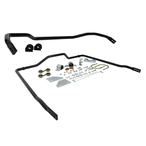 Whiteline Front/Rear Sway Bar, Solid, Steel, 30mm x 24mm, Audi, Volkswagen, Kit