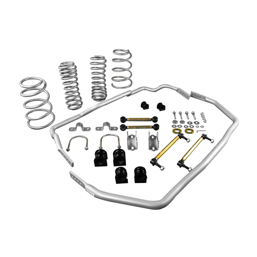 Whiteline Grip Series 1 - Suspension Package, Sway Bar, Drop Links, Lowering Spring, Mustang, Ford