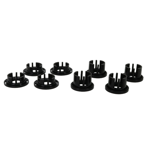 Whiteline Crossmember Bushing Inserts, Rear, Subframe, Polyurethane, Black, Subaru, Kit