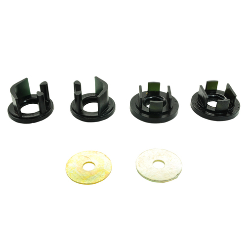 Whiteline Differential Housing Mount Bushings, Craddle, Polyurethane, Black, Rear, Subaru, Kit