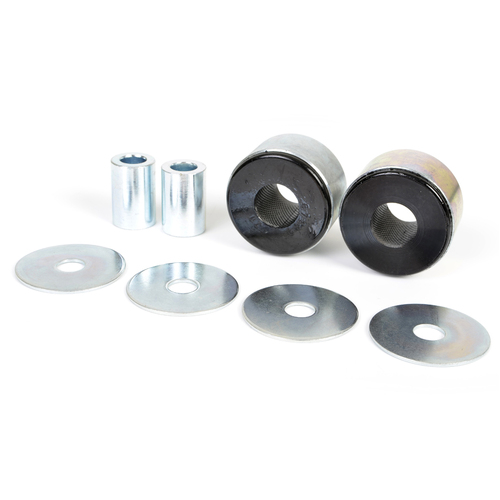 Whiteline Differential Housing Mount Bushings, Craddle, Polyurethane, Black, Rear, Subaru, Kit