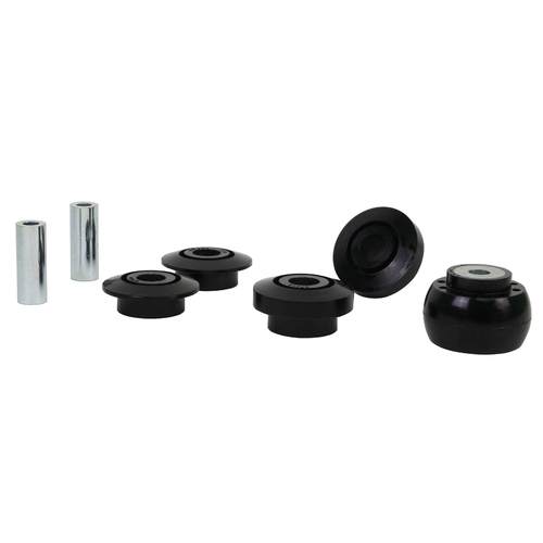 Whiteline Differential Housing, Mount Bushings, Polyurethane, Black, Rear, for Nissan, Infiniti, Kit