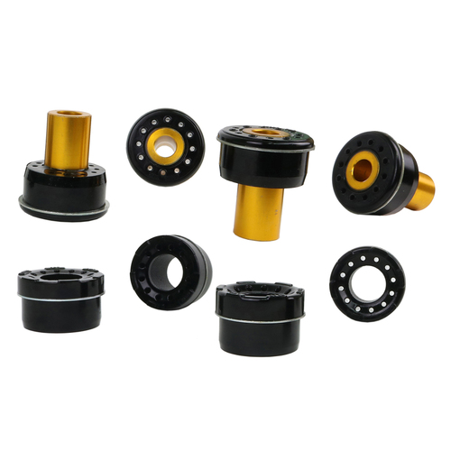 Whiteline Crossmember Bushings, Rear, Polyurethane, Black, Subaru, Kit