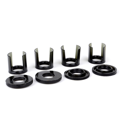 Whiteline Crossmember Bushing, Inserts, Rear, Polyurethane, Black, Subaru, Kit