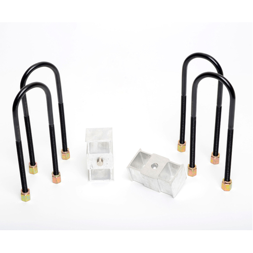 Whiteline Lowering Blocks, 2.0in., 13 Top Pin, 13 Bottom Hole, 85 Bolt Width, Aluminium, Universal, Ford, Mazda, Mitsubishi, Kit