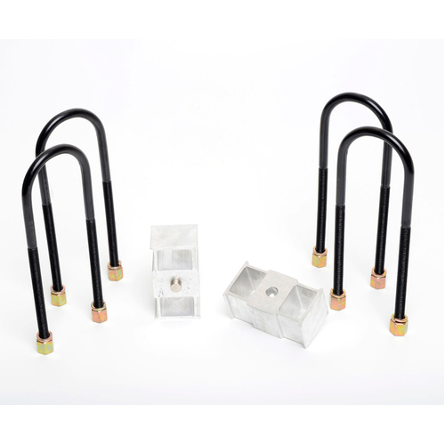 Whiteline Lowering Blocks, 2.0in., 35 Top Pin, 35 Bottom Hole, 75 Bolt Width, Aluminium, Universal, Ford, Kit