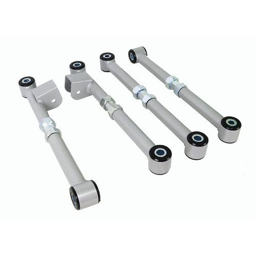 Whiteline Rear, Control Arm, Lower Front, Toe and Camber Correction, Subaru Forester and Impreza and Liberty and Outback, Set of 4