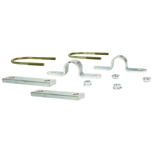 Whiteline Sway Bar, Mount Saddle, Bushing, 14-30mm, Aluminium, Black Anodized, Universal, Pair