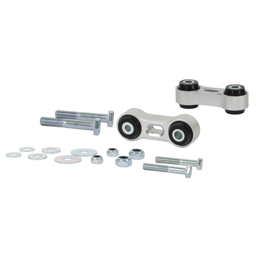 Whiteline Front Sway End Link, Bushing, Alloy, 8mm and 10mm Bolt, 65mm Length, Subaru, Kit