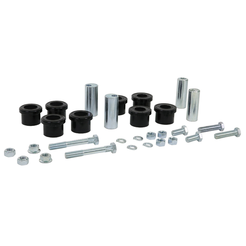 Whiteline Rear Control Arm, Inner and Outer Bushing, 41.4mm OD, 29.5 and 24.7mm ID, 8-10mm Tore, + and -3deg. Camber, Holden, HSV, Toyota, Kit