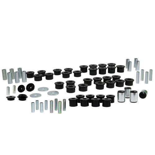 Whiteline Front/Rear Essential Vehicle Kit, Upper/Lower Control Arm, Activate Grip, Mazda, Contains KDT954