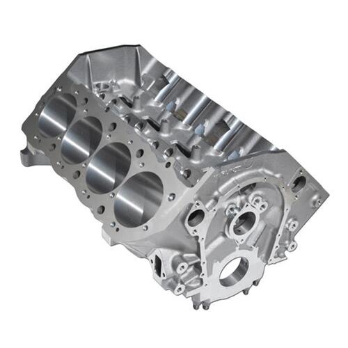 World BB Chev Engine Block, Merlin III BBC Iron Block - 10.200" Deck, 4.245" Bore, Nodular Caps, Std. Cam, Std. Lifters