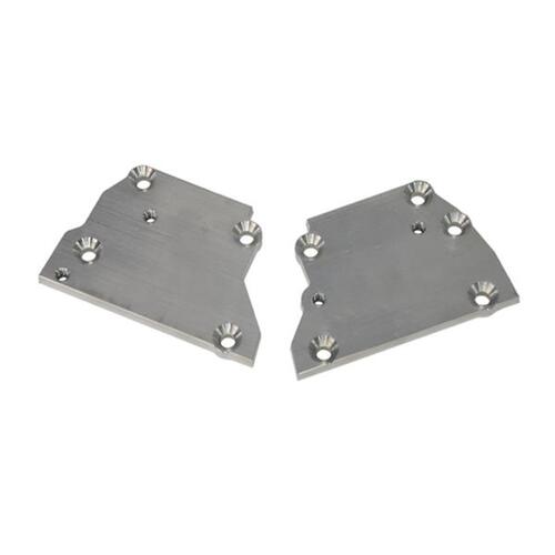 World Accessory Brackets, Adapters, Small Block For Chevrolet Accessory Brackets to LS Cylinder Heads, Aluminum, Pair