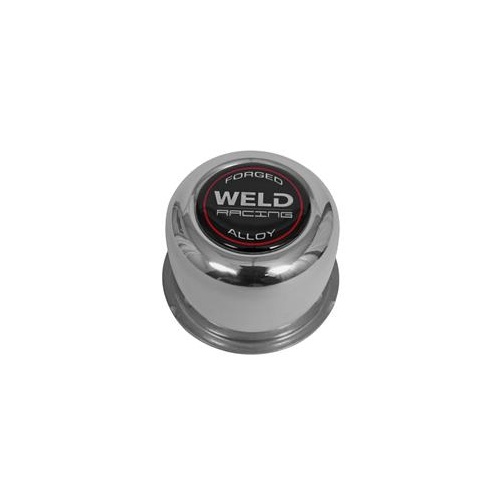 WELD Wheel Aluminium Center CAP 5-LUG 3.16' ODX2.20'TALL Polished PUSH THRU