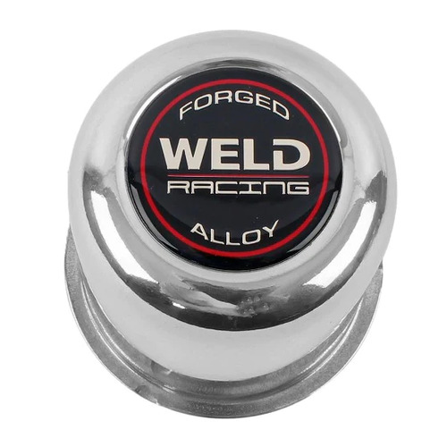 WELD Wheel Aluminium Center CAP Polished PUSH THRU 5LUG 3.16' ODX3.25' TALL