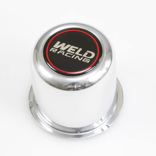 WELD Wheel Aluminium Center CAP Polished PUSH THRU 4LUG 2.93' ODX3.25' TALL