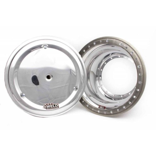 WELD Wheel Aluminium 10X6 MICRO OUTER RIM HALF BEAD-LOC W/CVR