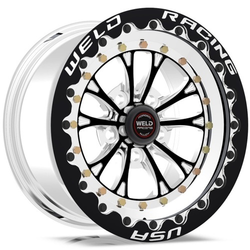 WELD Vitesse Street Wheel RT Series, Black, Black SBL MT