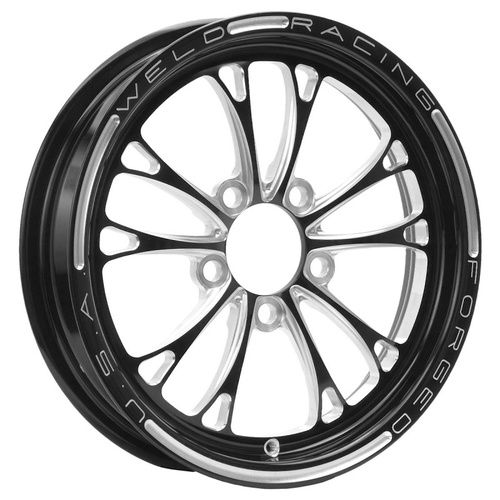 WELD Wheel, Drag, 17x4.5 Black V-Series 5x115 2.25in. BS