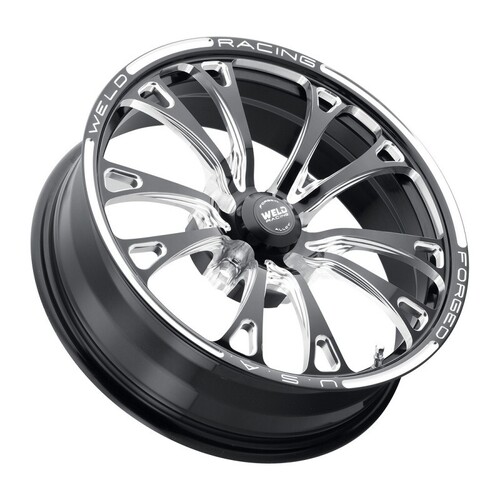 17X5 Ventura Drag 5x120.65 ET-10 BS2.60 Gloss Blk MIL DIA 78.1