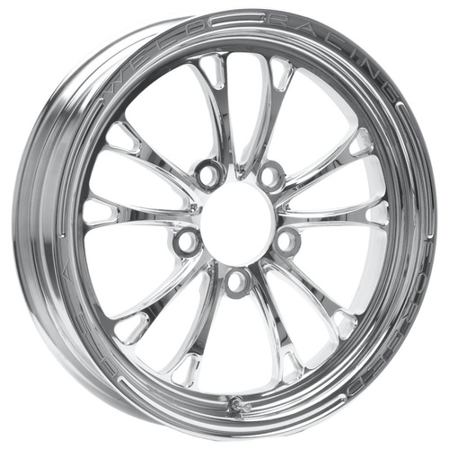 WELD Wheel, Drag, 15x3.5 Polished V-Series 5x4.5 Lamb in. BS