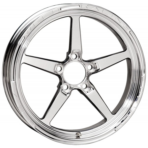 WELD Wheel, Drag, 15x3.5 Polished Alumastar 5x4.5 Lamb in. BS