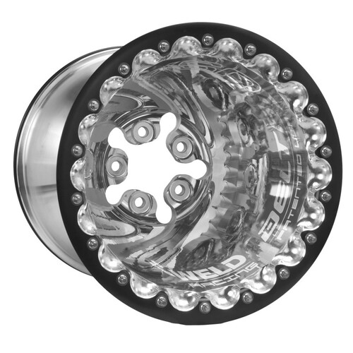 WELD Wheel, Drag Rear, Delta-1 PM, 16x16 Size, 5x5 Bolt Pattern, 4 Backspace, Polished, Each